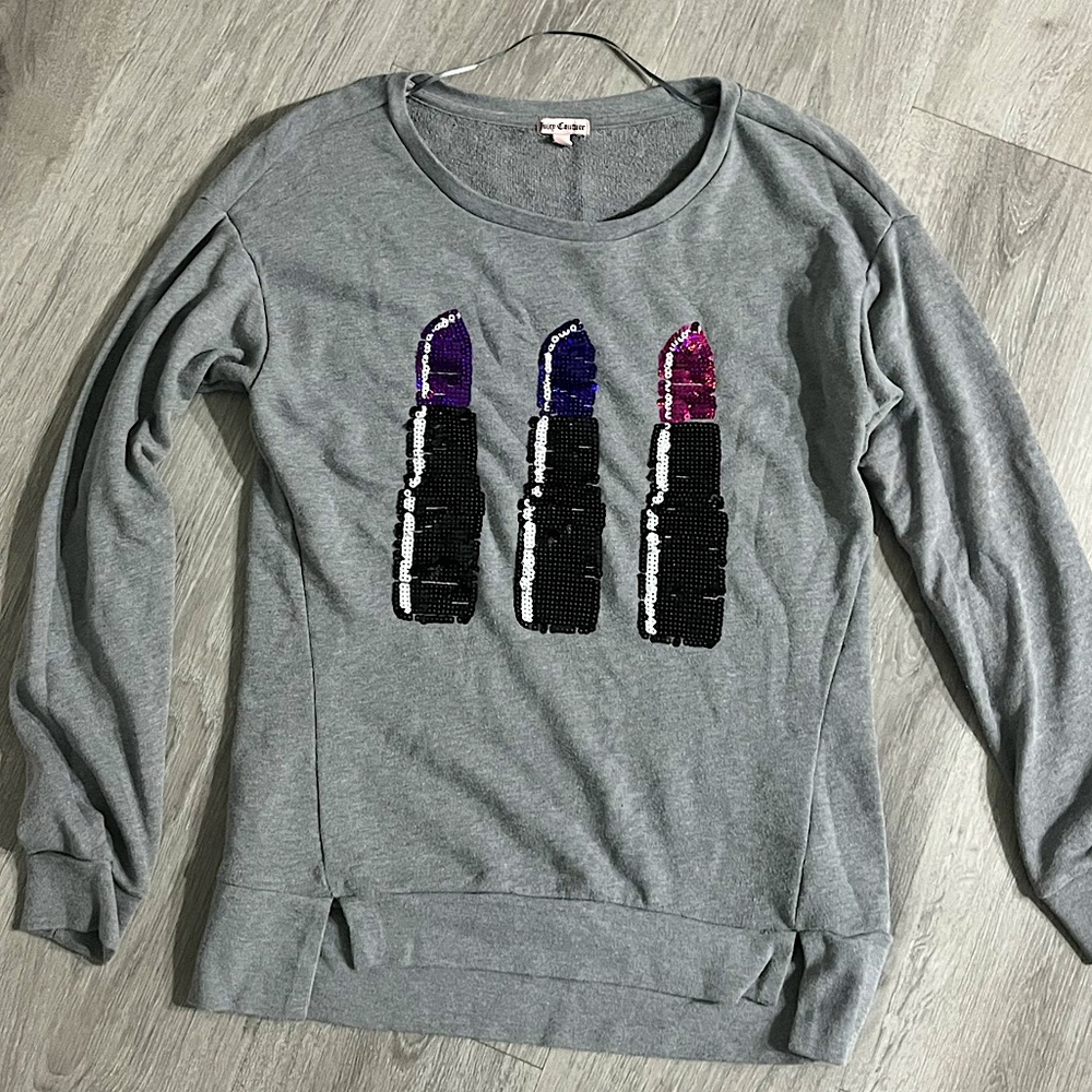 Juicy Couture lipstick sweater